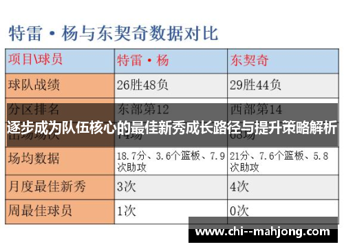 逐步成为队伍核心的最佳新秀成长路径与提升策略解析