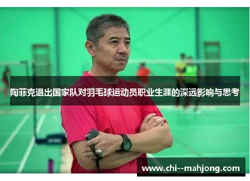 陶菲克退出国家队对羽毛球运动员职业生涯的深远影响与思考